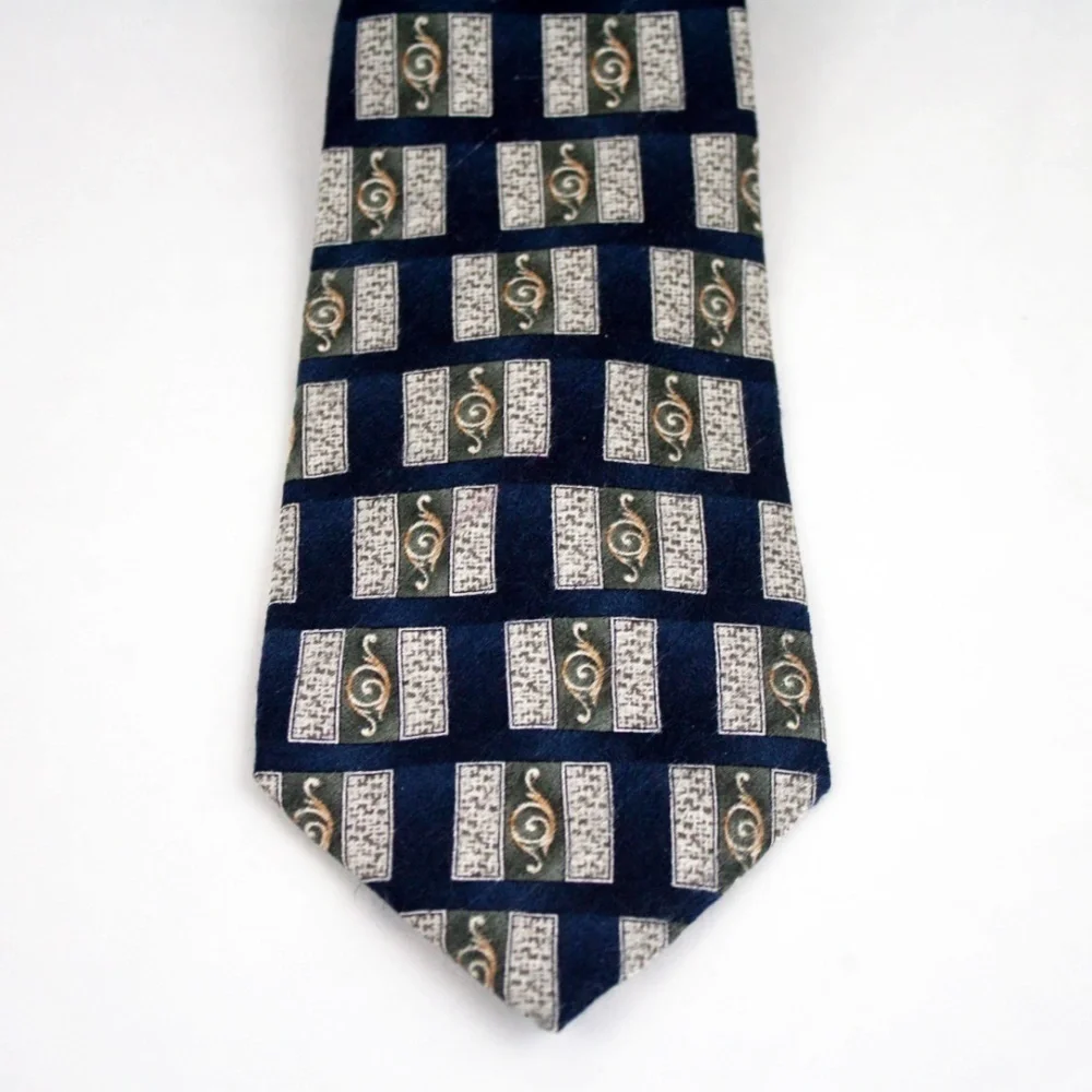 Stafford Executive Geoemtric 100% Silk Tie‎